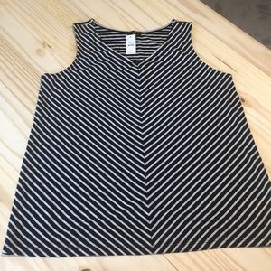 Talbots black and white tank